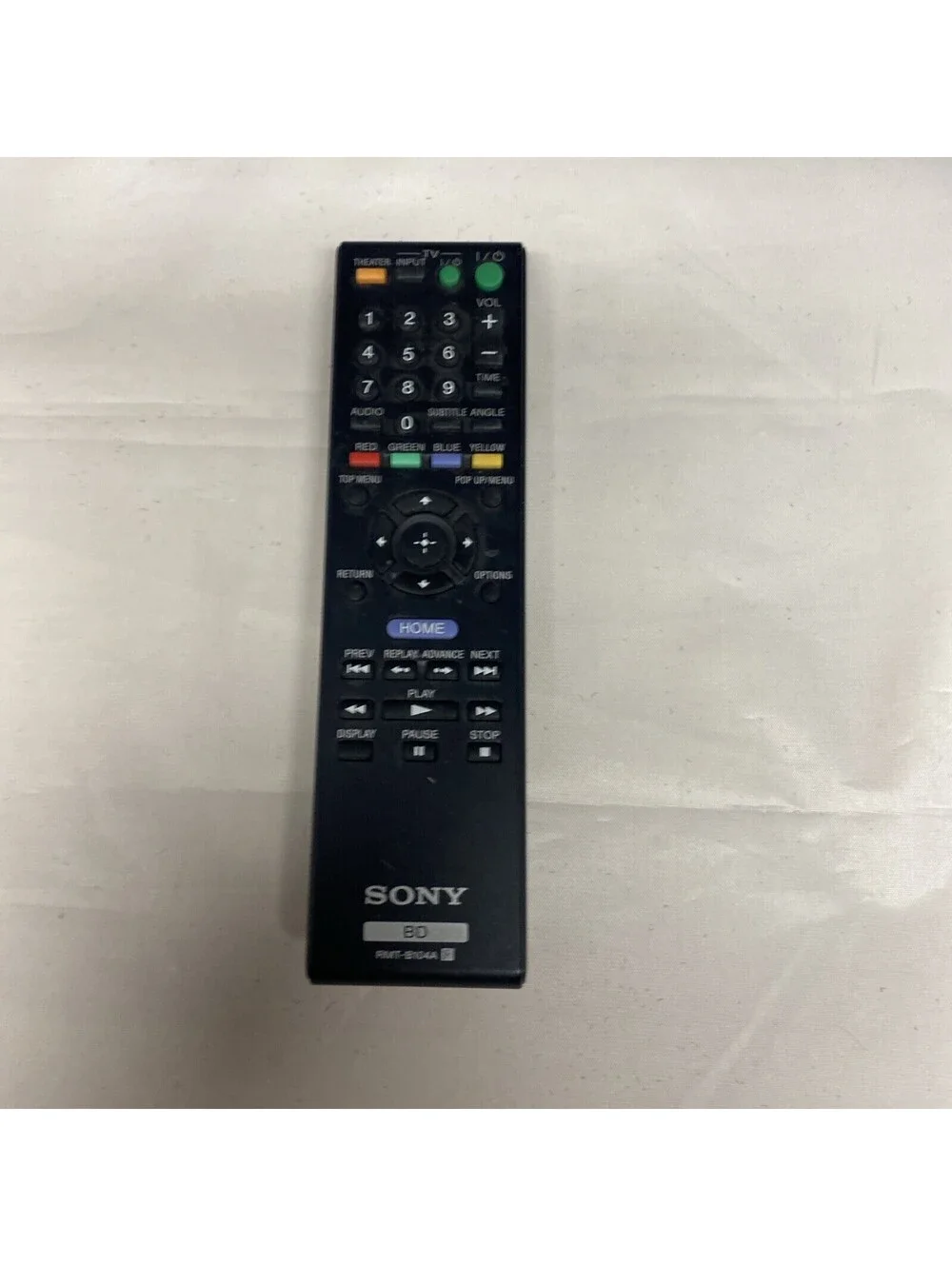 Sony RMT-B104A BD Remote Control BDP-N460 BDP-N460HP BDP-S360 BDP-S360HP